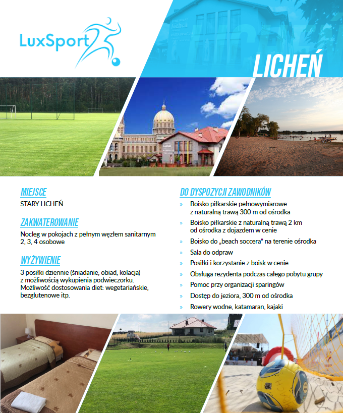 Obóz sportowy Licheń 2022